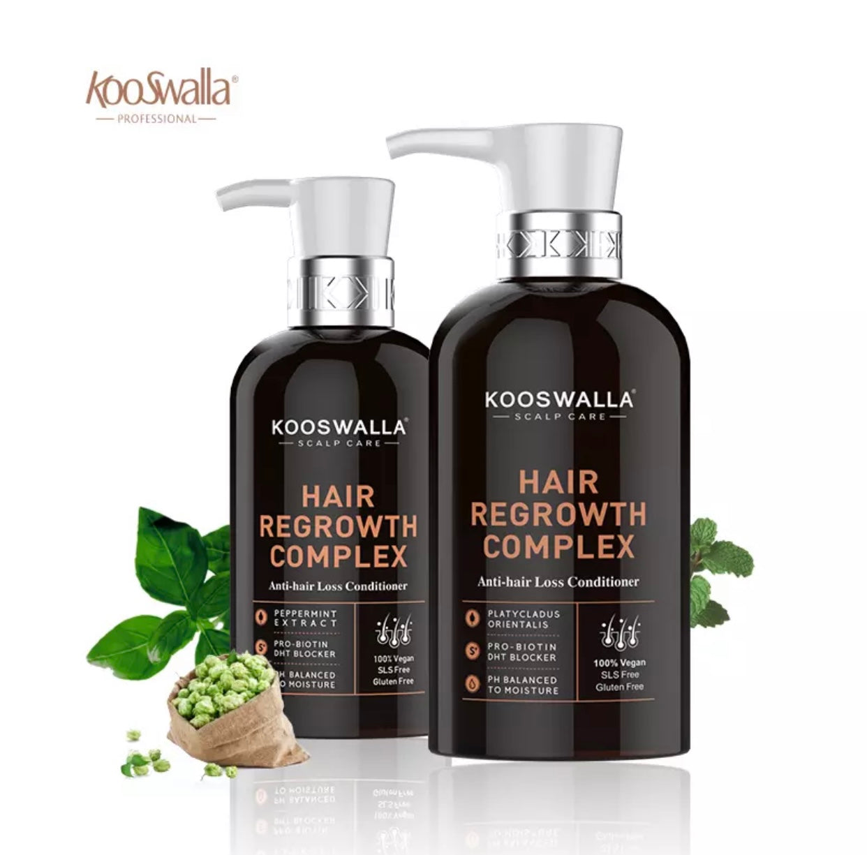 Kooswalla hair regrowth Complex (Anti hair loss) shampoo & conditioner set