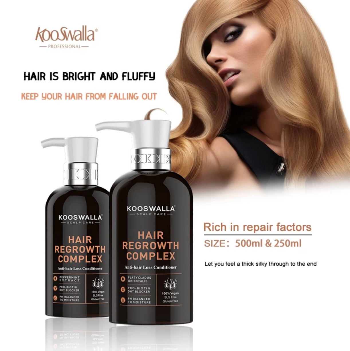 Kooswalla Hair Regrowth Complex Set (Anti Hair Loss)